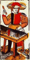 Tarot de Jacques Vieville, 1650, Le Ma&icirc;tre de l`oeuvre