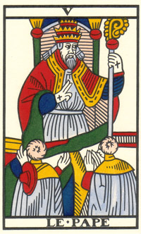 lame du tarot le pape